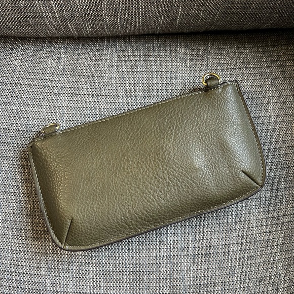 Joy Susan Crossbody Wristlet in Olive Green - Picture 2 of 4